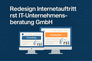 Redesign Internetauftritt rst IT-Unternehmensberatung GmbH